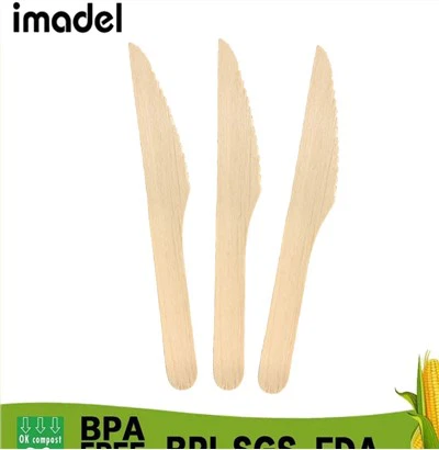 डिस्पोजेबल लकड़ी का चाकू